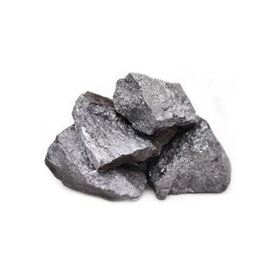 Glanzend grijs siliciummetaal